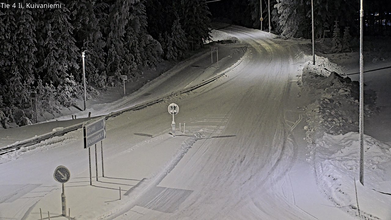 Weather Camera Image Väg 4 Ii, Kuivaniemi, Ii, Pohjois-Pohjanmaa