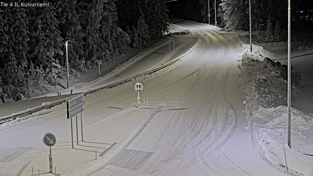 Weather Camera Image Väg 4 Ii, Kuivaniemi, Ii, Pohjois-Pohjanmaa