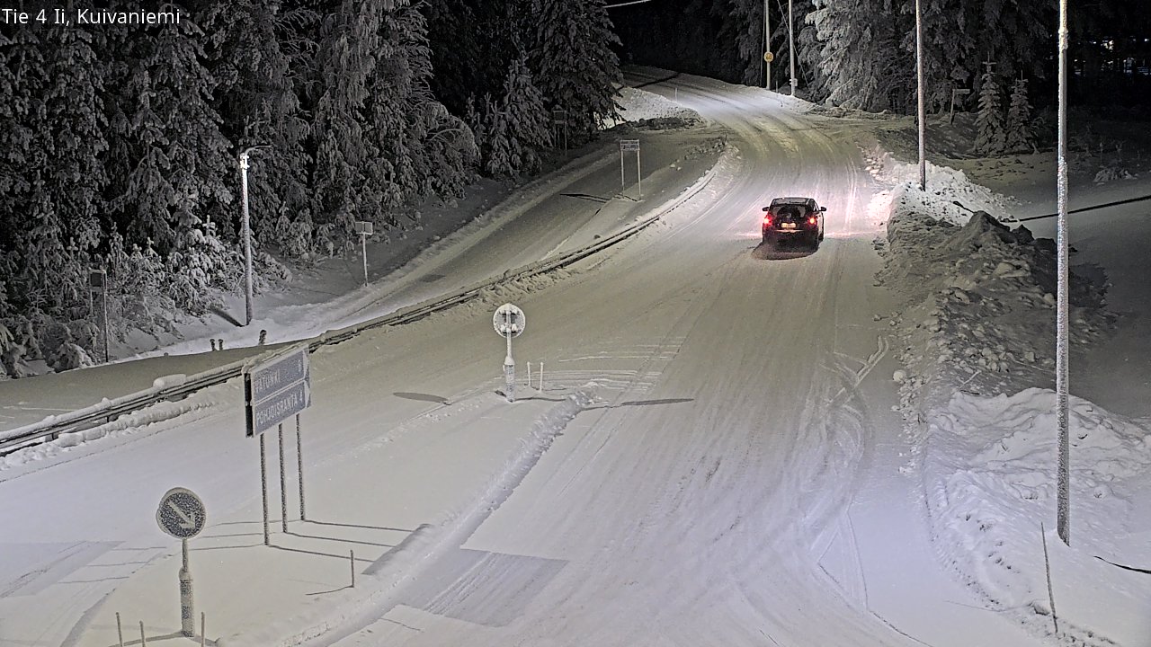 Weather Camera Image Väg 4 Ii, Kuivaniemi, Ii, Pohjois-Pohjanmaa