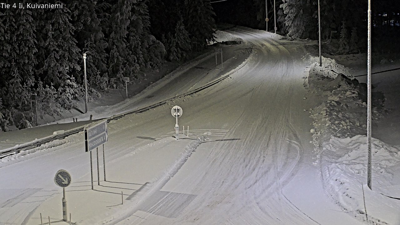 Weather Camera Image Väg 4 Ii, Kuivaniemi, Ii, Pohjois-Pohjanmaa