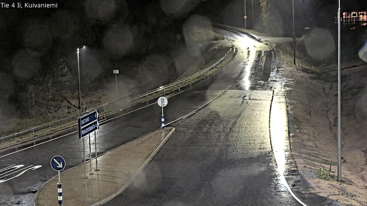 Weather Camera Image Road 4 Ii, Kuivaniemi, Ii, Pohjois-Pohjanmaa