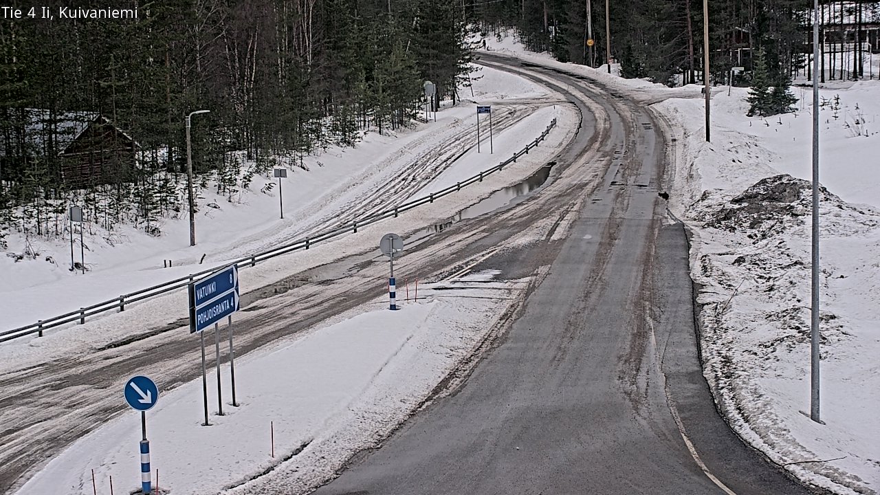 Weather Camera Image Väg 4 Ii, Kuivaniemi, Ii, Pohjois-Pohjanmaa