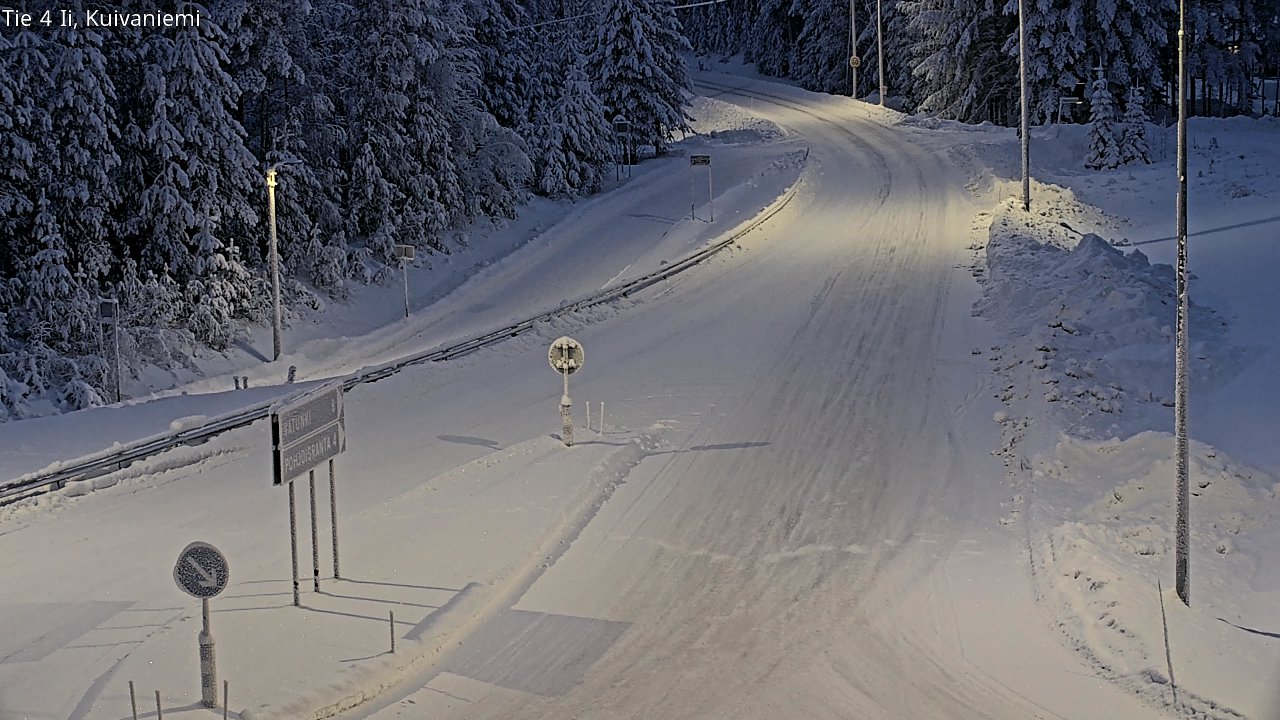 Weather Camera Image Road 4 Ii, Kuivaniemi, Ii, Pohjois-Pohjanmaa