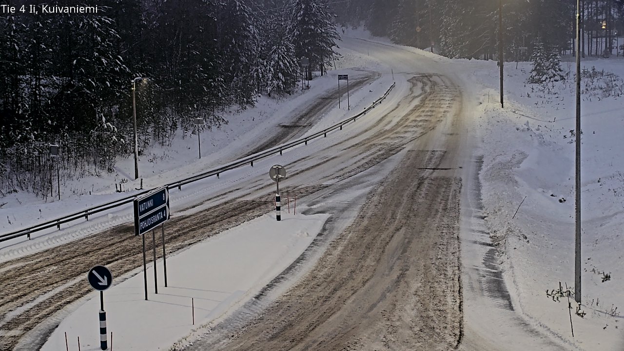 Weather Camera Image Väg 4 Ii, Kuivaniemi, Ii, Pohjois-Pohjanmaa