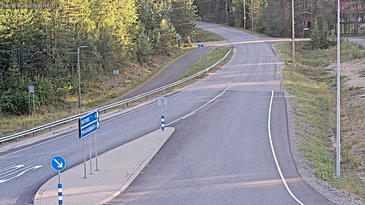 Weather Camera Image Väg 4 Ii, Kuivaniemi, Ii, Pohjois-Pohjanmaa
