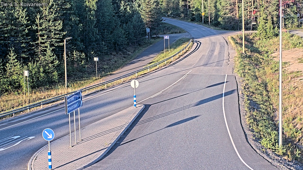 Weather Camera Image Väg 4 Ii, Kuivaniemi, Ii, Pohjois-Pohjanmaa