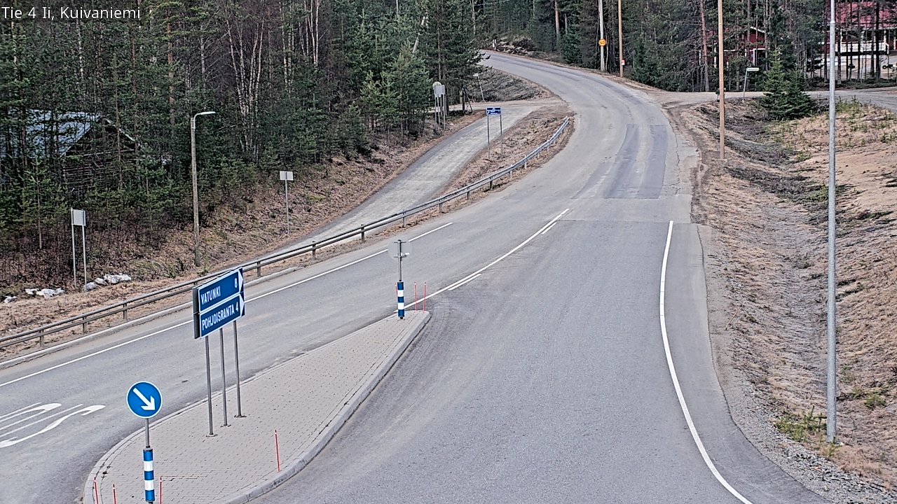 Weather Camera Image Road 4 Ii, Kuivaniemi, Ii, Pohjois-Pohjanmaa