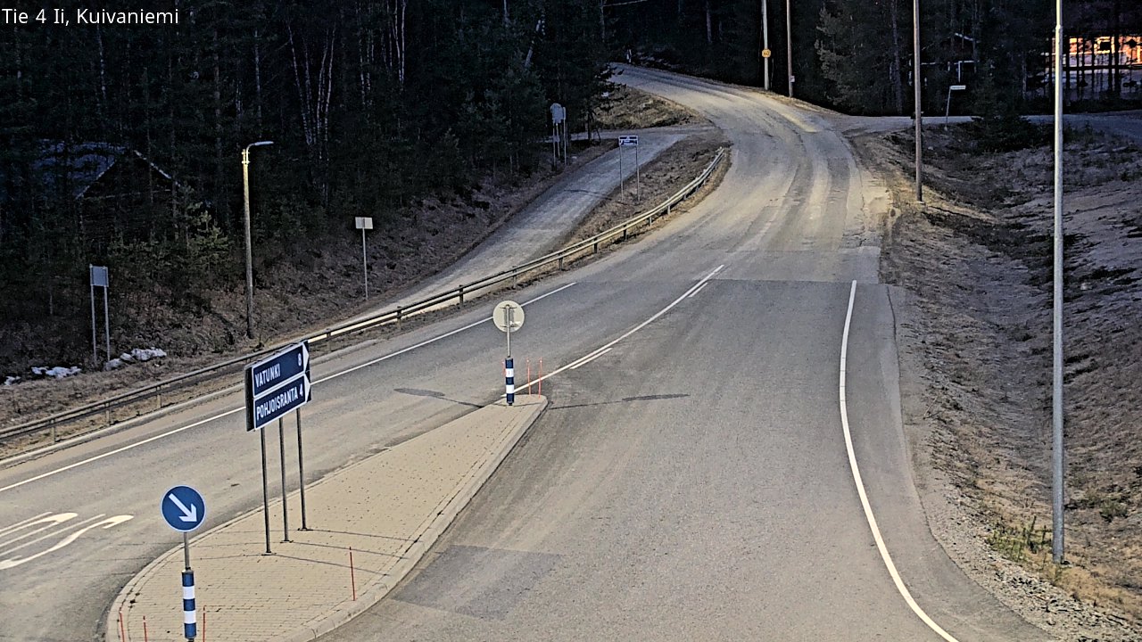Weather Camera Image Road 4 Ii, Kuivaniemi, Ii, Pohjois-Pohjanmaa