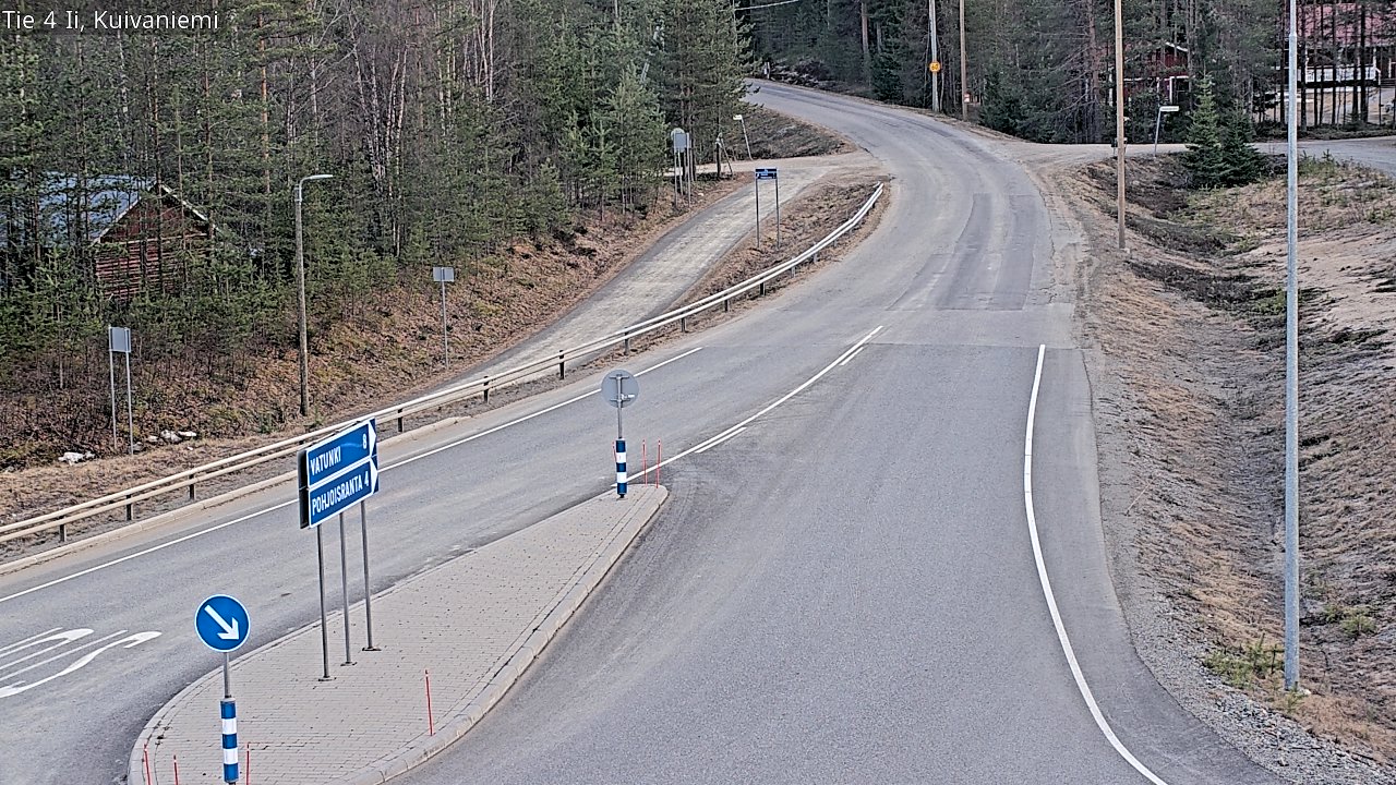 Weather Camera Image Road 4 Ii, Kuivaniemi, Ii, Pohjois-Pohjanmaa
