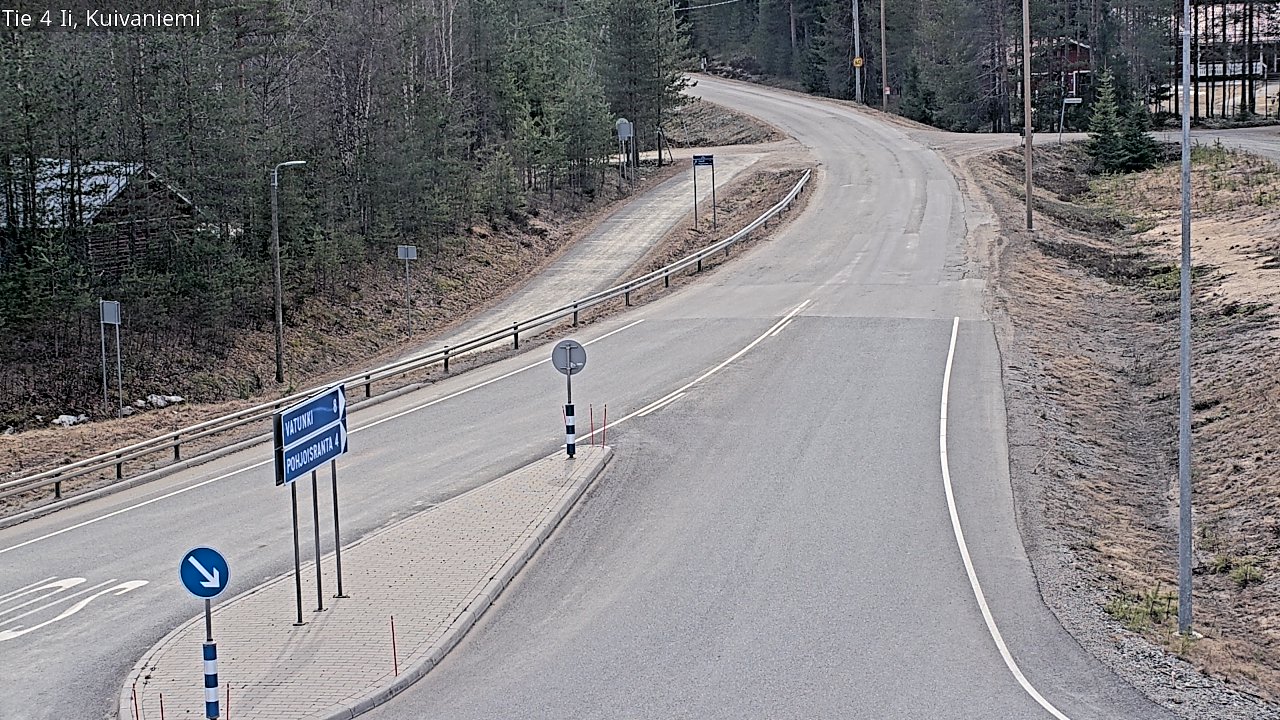 Weather Camera Image Road 4 Ii, Kuivaniemi, Ii, Pohjois-Pohjanmaa