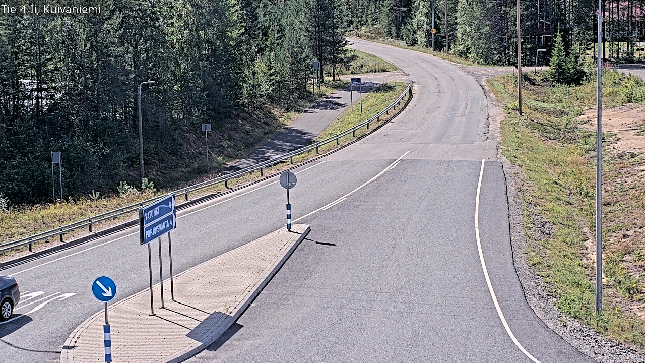 Weather Camera Image Road 4 Ii, Kuivaniemi, Ii, Pohjois-Pohjanmaa