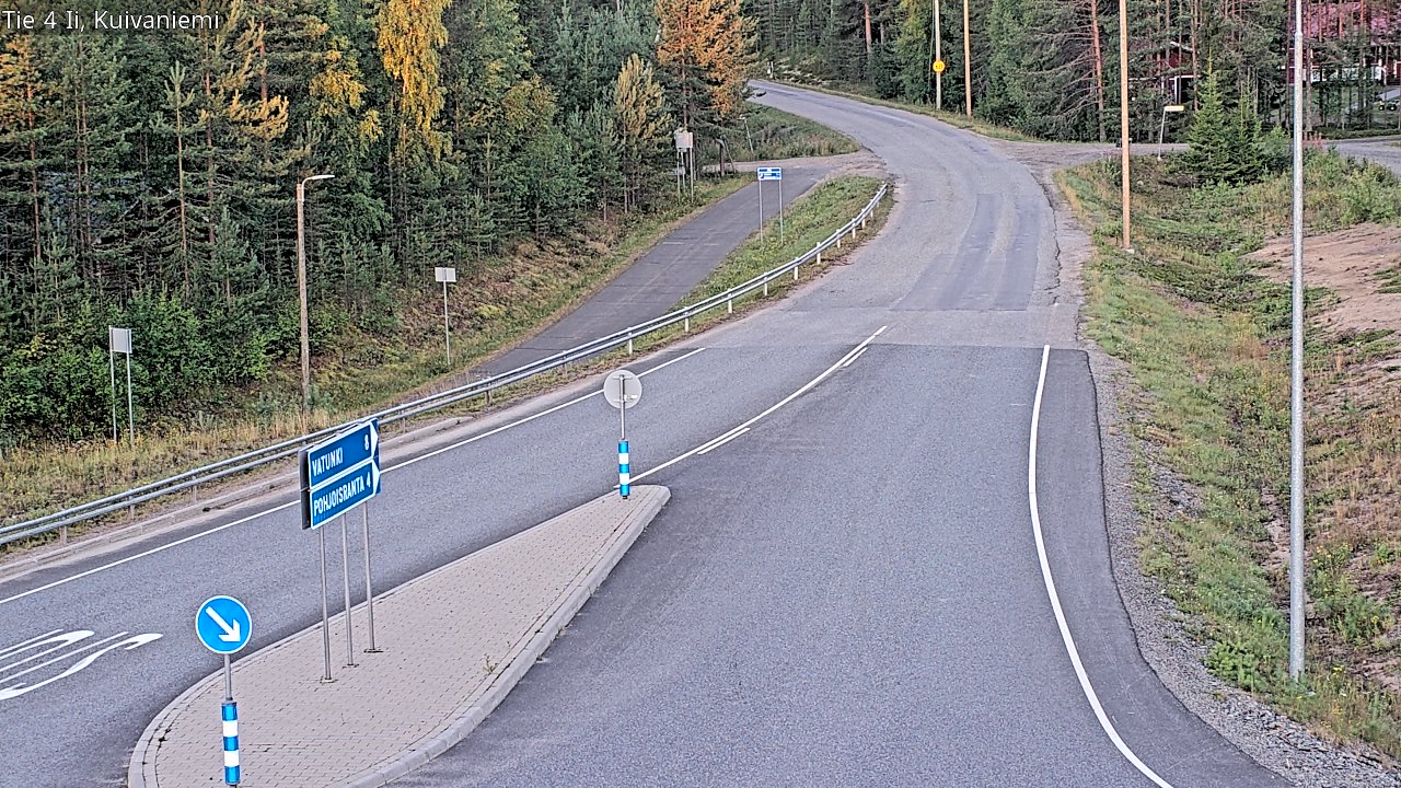 Weather Camera Image Väg 4 Ii, Kuivaniemi, Ii, Pohjois-Pohjanmaa