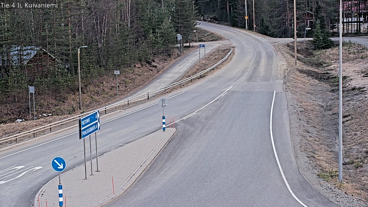 Weather Camera Image Road 4 Ii, Kuivaniemi, Ii, Pohjois-Pohjanmaa