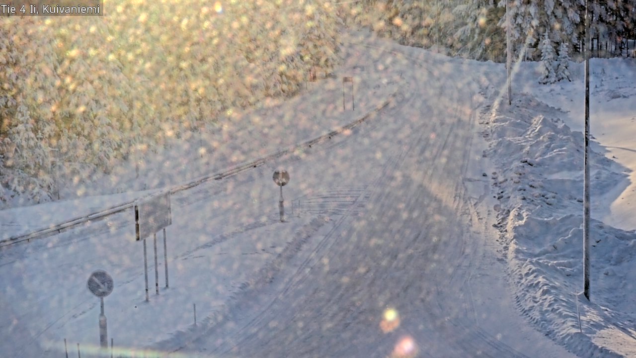 Weather Camera Image Road 4 Ii, Kuivaniemi, Ii, Pohjois-Pohjanmaa