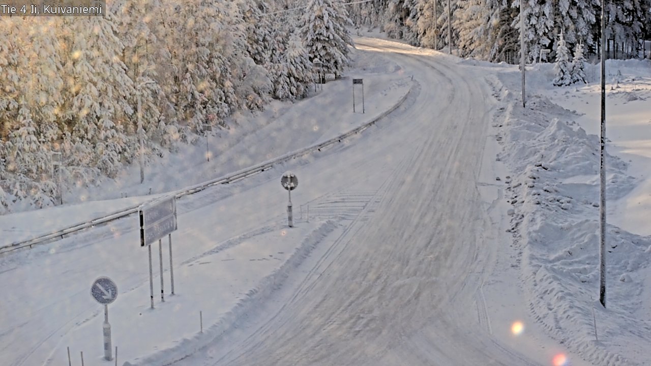 Weather Camera Image Road 4 Ii, Kuivaniemi, Ii, Pohjois-Pohjanmaa