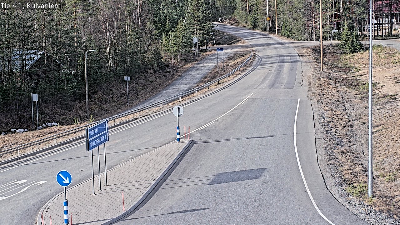 Weather Camera Image Road 4 Ii, Kuivaniemi, Ii, Pohjois-Pohjanmaa