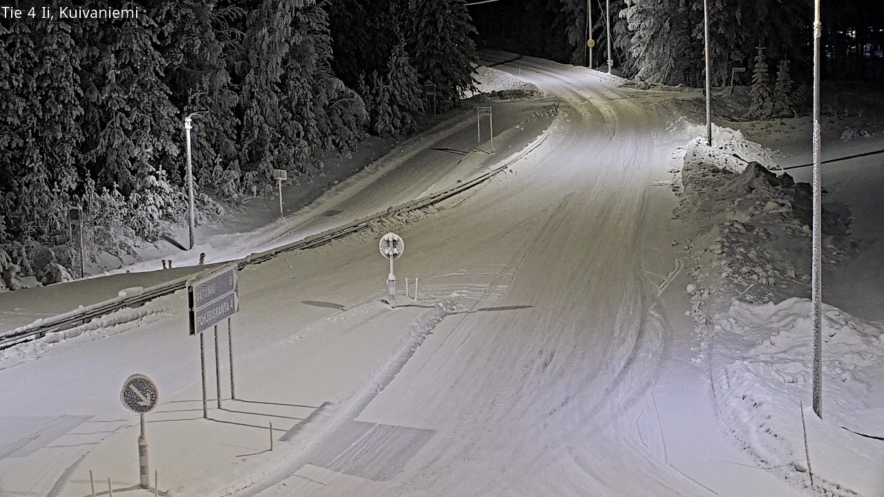 Weather Camera Image Väg 4 Ii, Kuivaniemi, Ii, Pohjois-Pohjanmaa