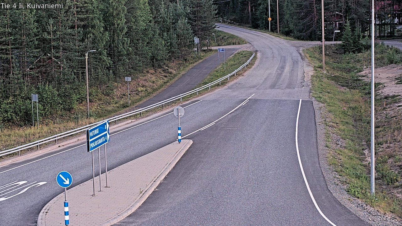 Weather Camera Image Väg 4 Ii, Kuivaniemi, Ii, Pohjois-Pohjanmaa
