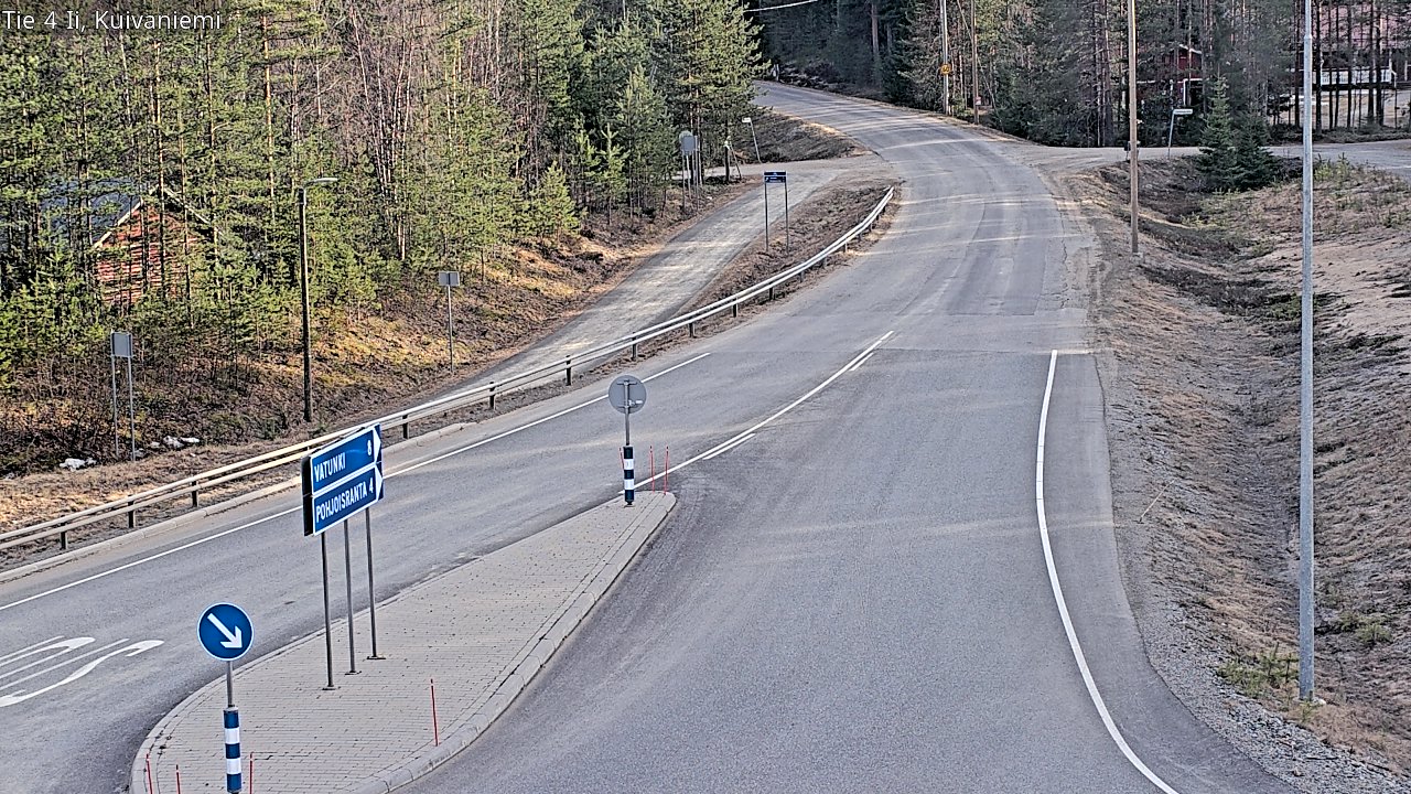 Weather Camera Image Road 4 Ii, Kuivaniemi, Ii, Pohjois-Pohjanmaa