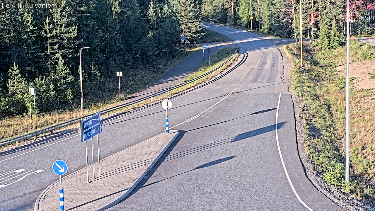 Weather Camera Image Väg 4 Ii, Kuivaniemi, Ii, Pohjois-Pohjanmaa