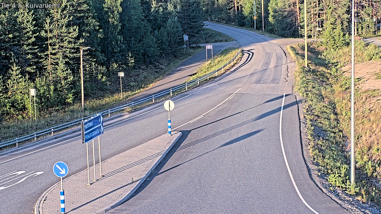 Weather Camera Image Väg 4 Ii, Kuivaniemi, Ii, Pohjois-Pohjanmaa