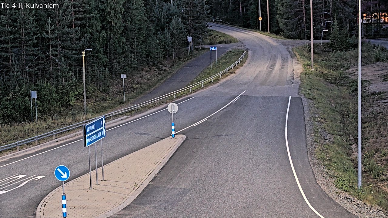 Weather Camera Image Väg 4 Ii, Kuivaniemi, Ii, Pohjois-Pohjanmaa
