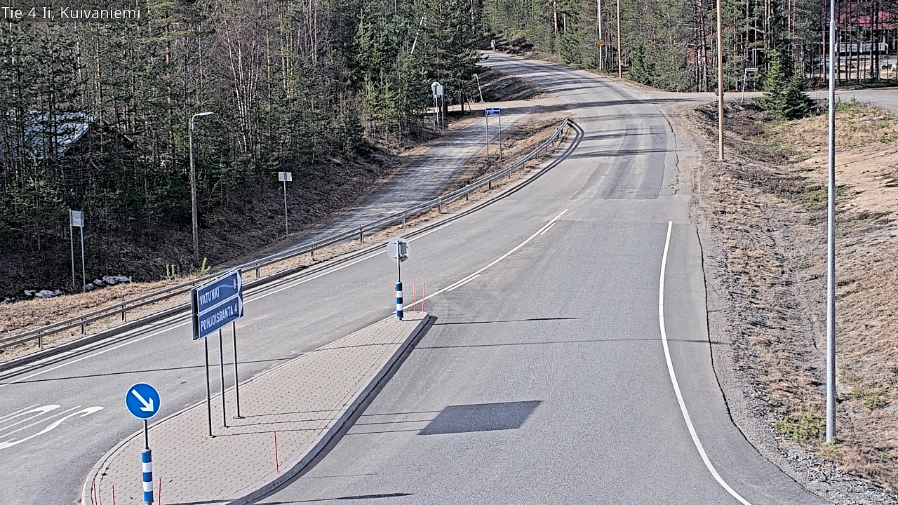 Weather Camera Image Road 4 Ii, Kuivaniemi, Ii, Pohjois-Pohjanmaa