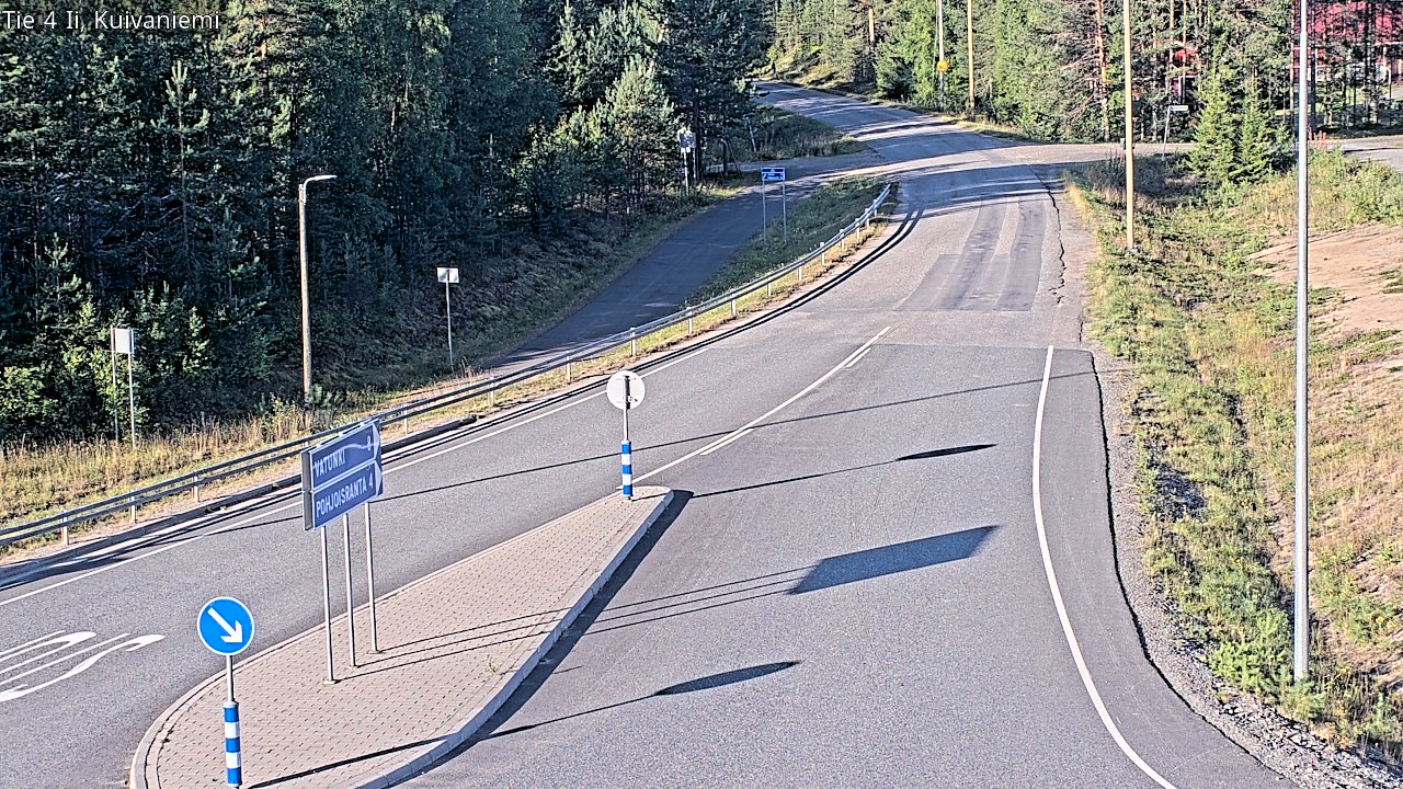 Weather Camera Image Väg 4 Ii, Kuivaniemi, Ii, Pohjois-Pohjanmaa