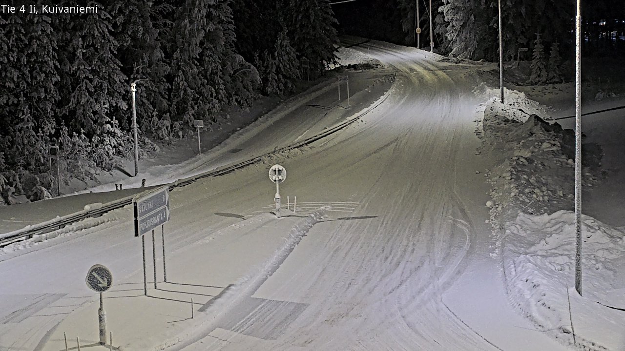 Weather Camera Image Väg 4 Ii, Kuivaniemi, Ii, Pohjois-Pohjanmaa