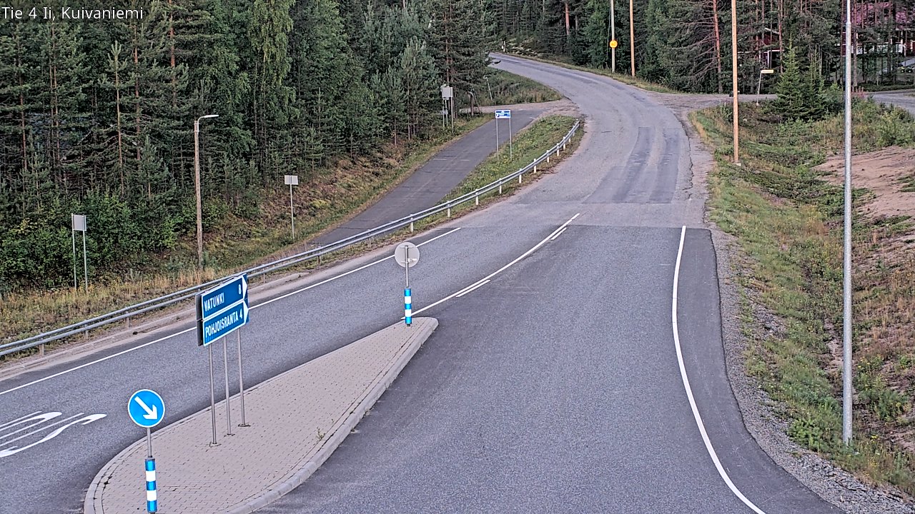 Weather Camera Image Väg 4 Ii, Kuivaniemi, Ii, Pohjois-Pohjanmaa