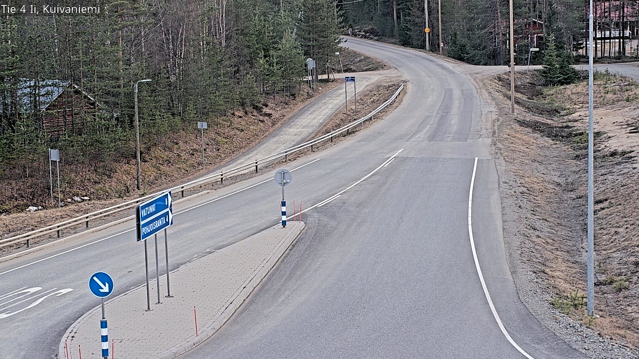 Weather Camera Image Road 4 Ii, Kuivaniemi, Ii, Pohjois-Pohjanmaa