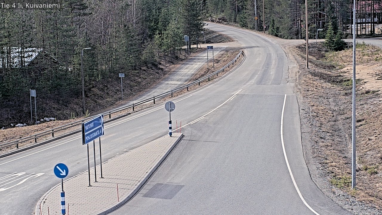 Weather Camera Image Road 4 Ii, Kuivaniemi, Ii, Pohjois-Pohjanmaa