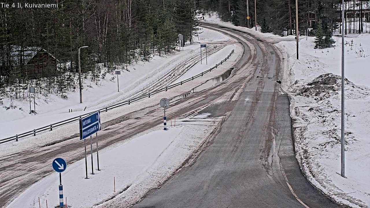 Weather Camera Image Väg 4 Ii, Kuivaniemi, Ii, Pohjois-Pohjanmaa