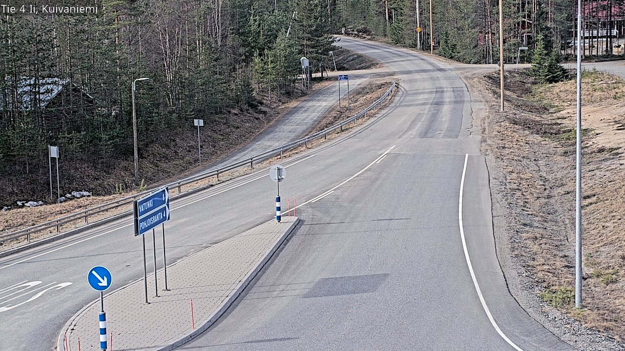 Weather Camera Image Road 4 Ii, Kuivaniemi, Ii, Pohjois-Pohjanmaa