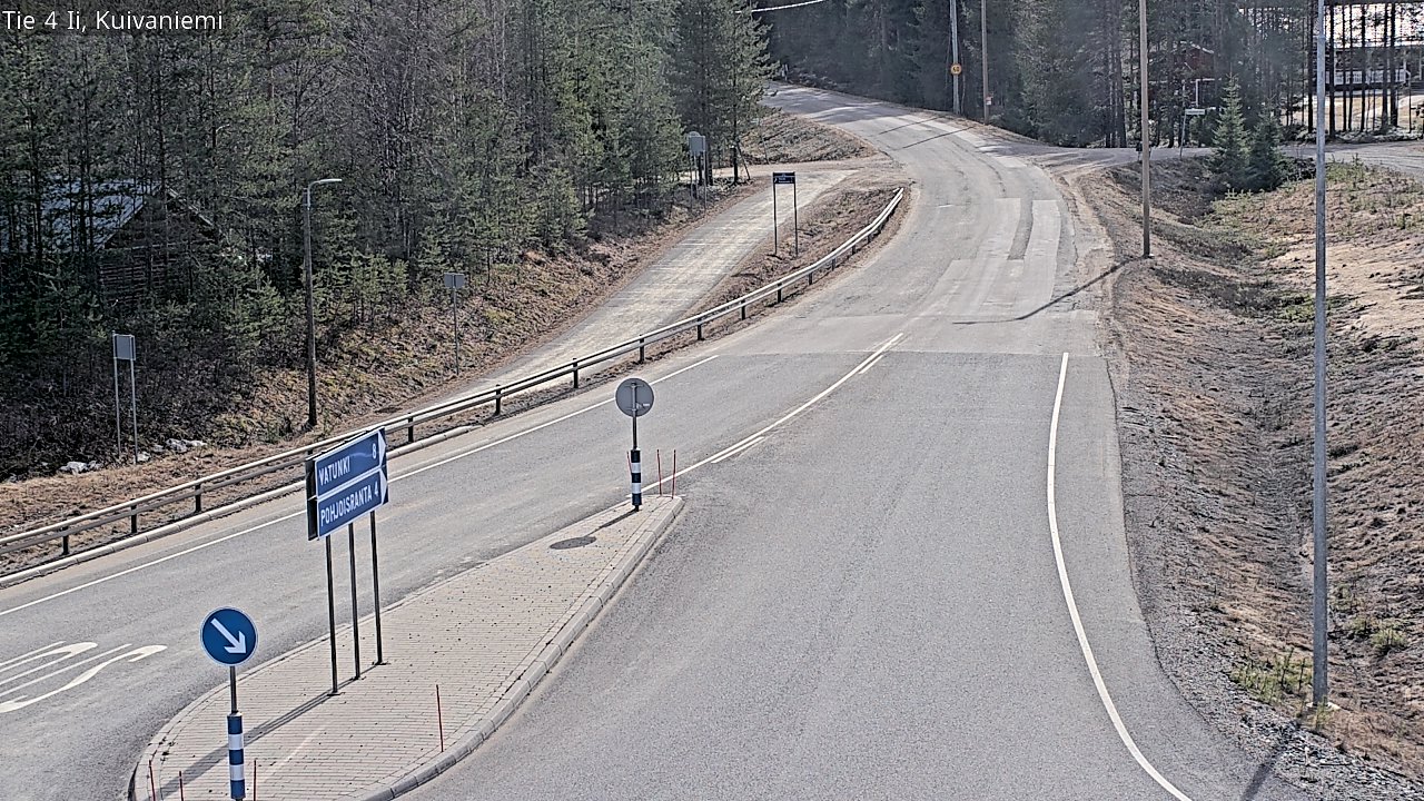 Weather Camera Image Road 4 Ii, Kuivaniemi, Ii, Pohjois-Pohjanmaa