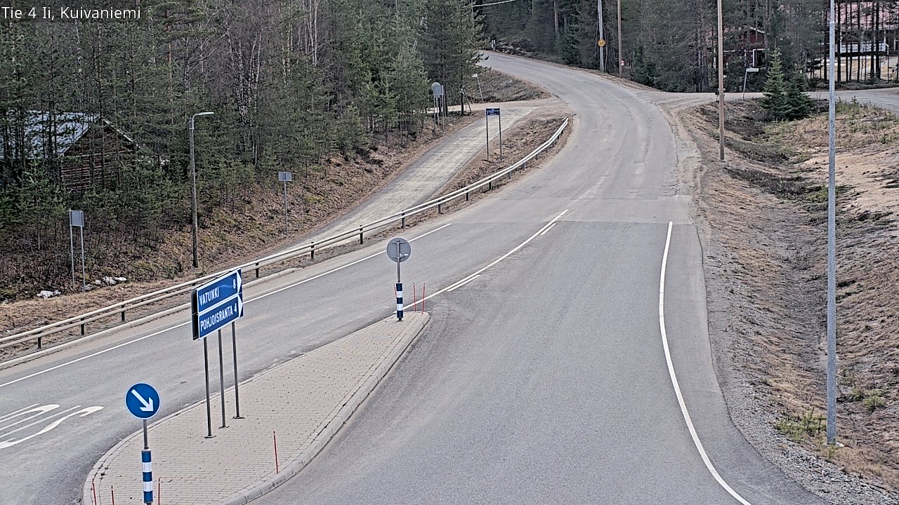 Weather Camera Image Road 4 Ii, Kuivaniemi, Ii, Pohjois-Pohjanmaa