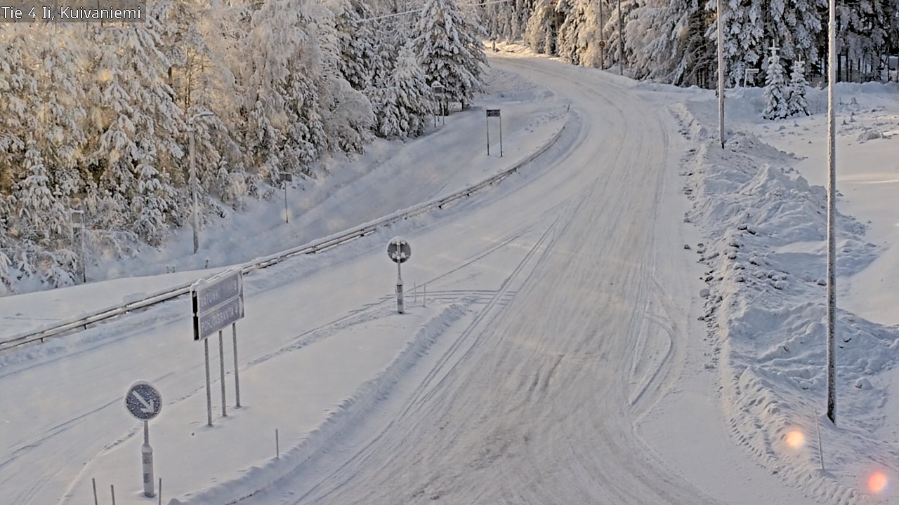 Weather Camera Image Väg 4 Ii, Kuivaniemi, Ii, Pohjois-Pohjanmaa