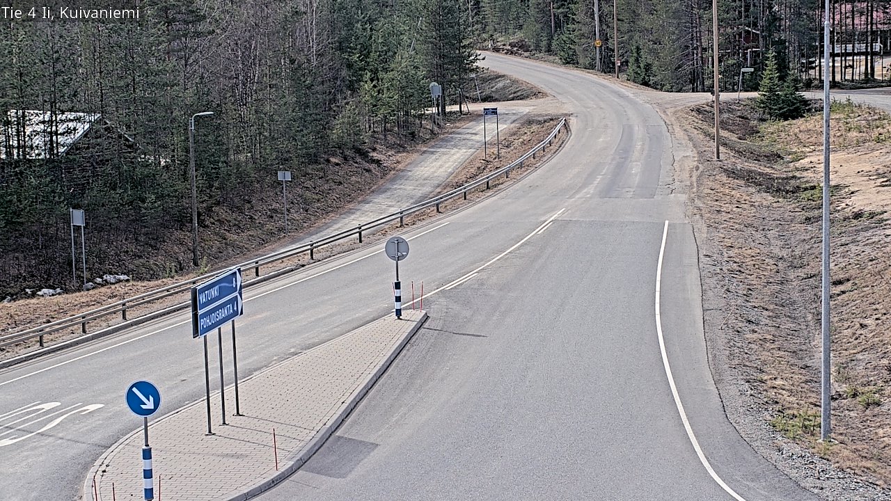 Weather Camera Image Road 4 Ii, Kuivaniemi, Ii, Pohjois-Pohjanmaa