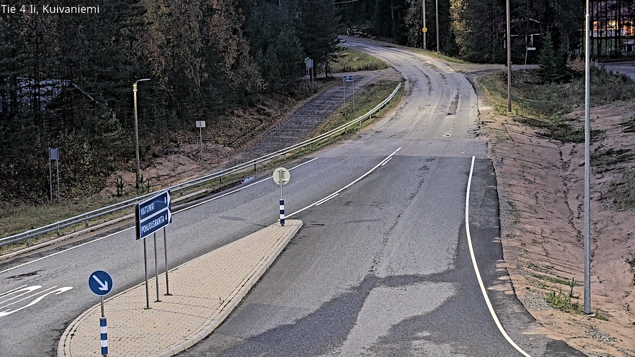 Weather Camera Image Road 4 Ii, Kuivaniemi, Ii, Pohjois-Pohjanmaa