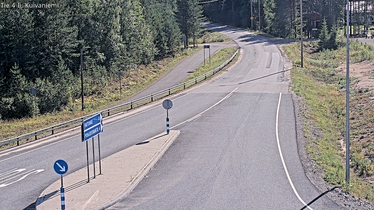 Weather Camera Image Väg 4 Ii, Kuivaniemi, Ii, Pohjois-Pohjanmaa