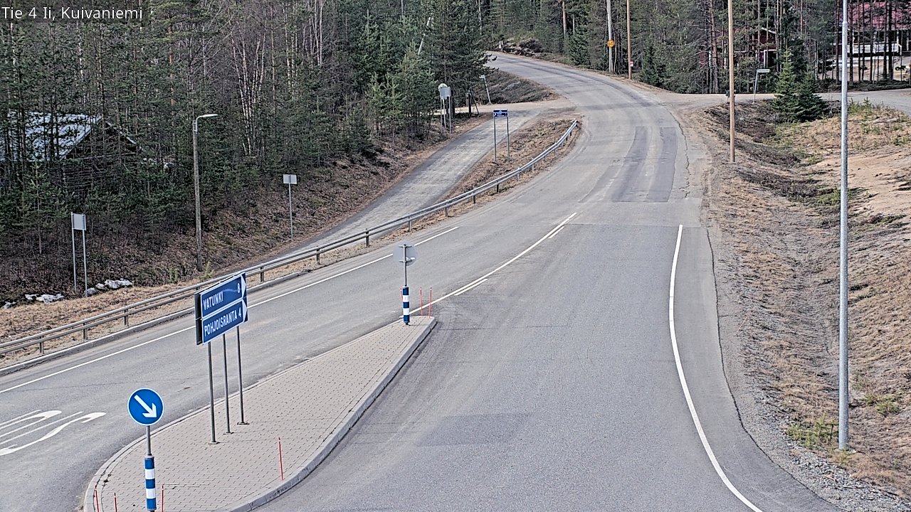 Weather Camera Image Road 4 Ii, Kuivaniemi, Ii, Pohjois-Pohjanmaa