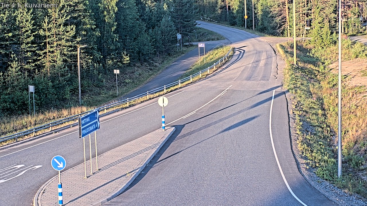 Weather Camera Image Väg 4 Ii, Kuivaniemi, Ii, Pohjois-Pohjanmaa