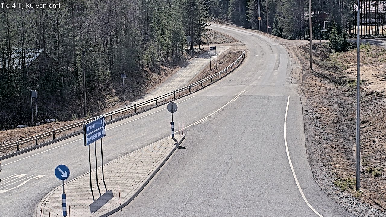 Weather Camera Image Road 4 Ii, Kuivaniemi, Ii, Pohjois-Pohjanmaa
