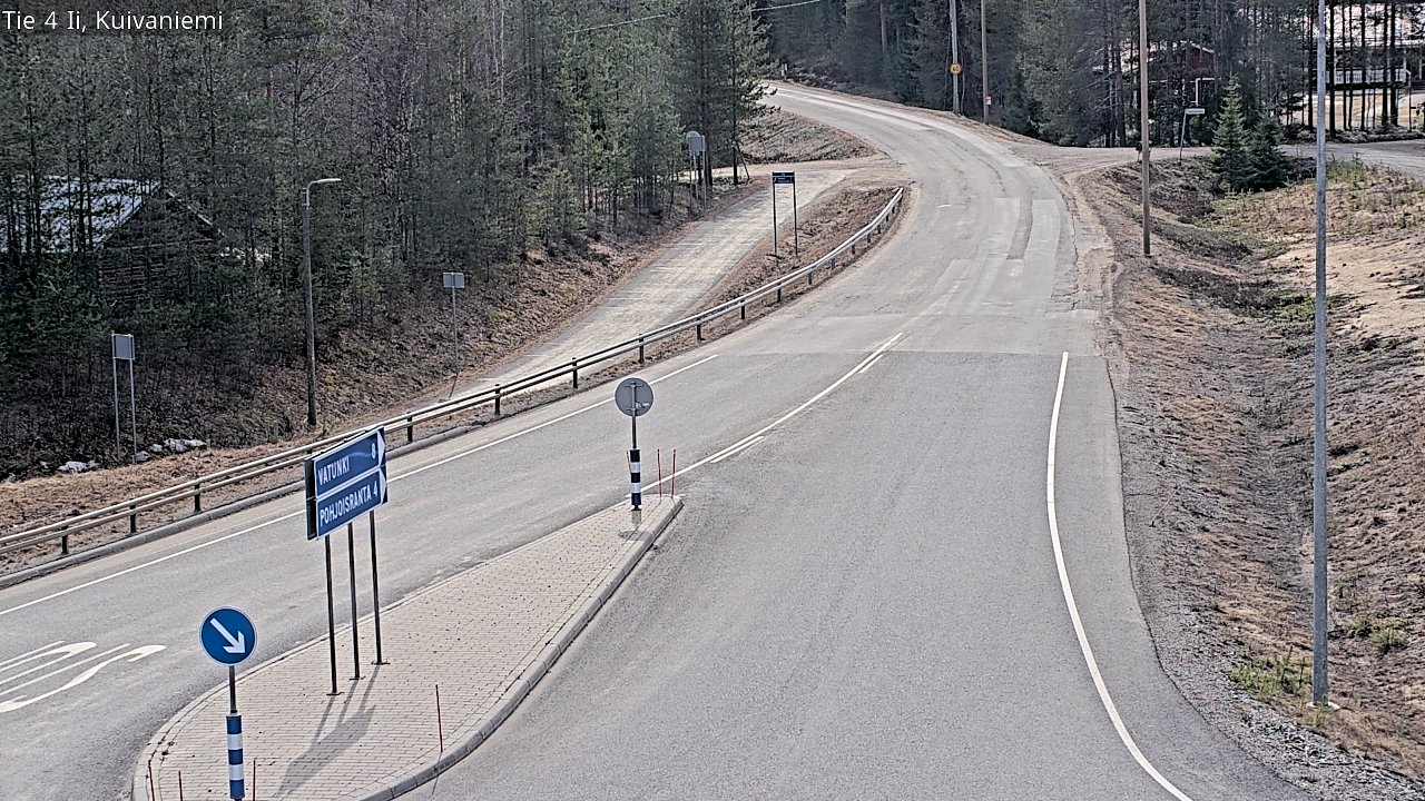 Weather Camera Image Road 4 Ii, Kuivaniemi, Ii, Pohjois-Pohjanmaa