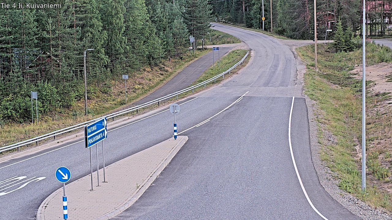 Weather Camera Image Väg 4 Ii, Kuivaniemi, Ii, Pohjois-Pohjanmaa