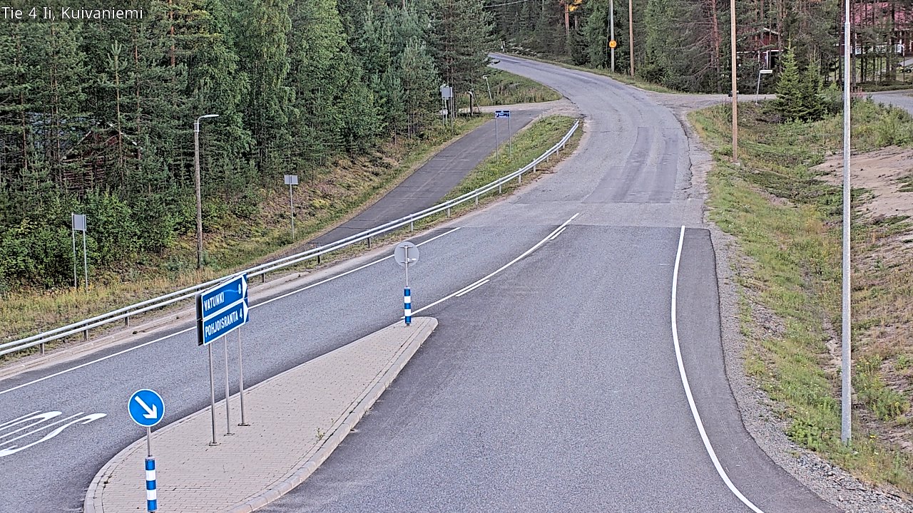 Weather Camera Image Väg 4 Ii, Kuivaniemi, Ii, Pohjois-Pohjanmaa