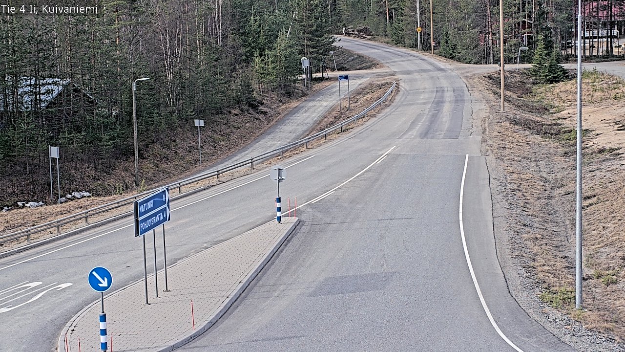 Weather Camera Image Road 4 Ii, Kuivaniemi, Ii, Pohjois-Pohjanmaa