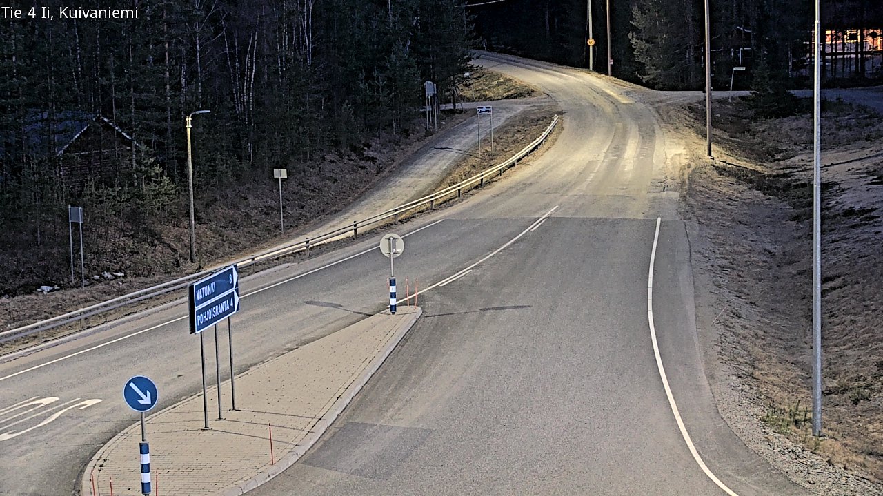 Weather Camera Image Road 4 Ii, Kuivaniemi, Ii, Pohjois-Pohjanmaa