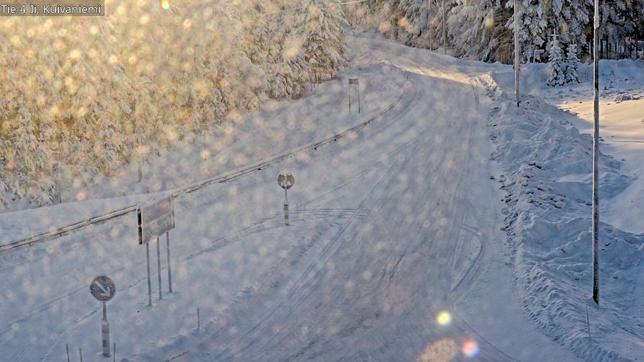 Weather Camera Image Väg 4 Ii, Kuivaniemi, Ii, Pohjois-Pohjanmaa