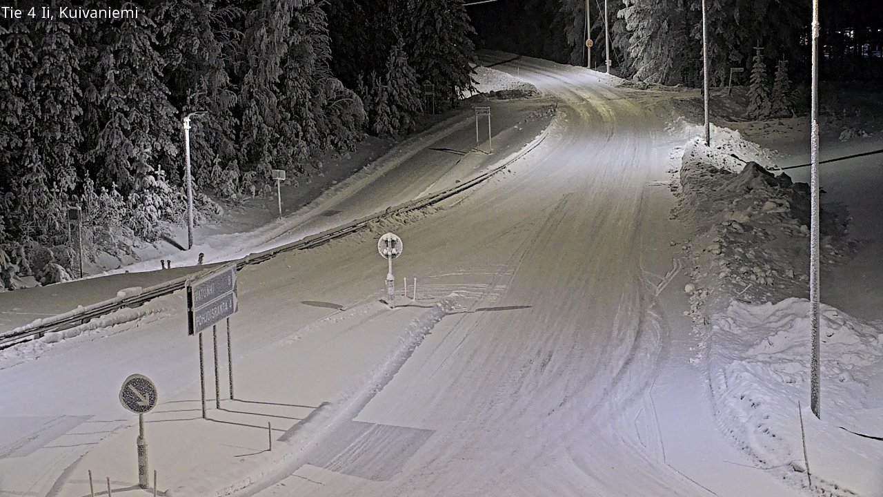 Weather Camera Image Väg 4 Ii, Kuivaniemi, Ii, Pohjois-Pohjanmaa